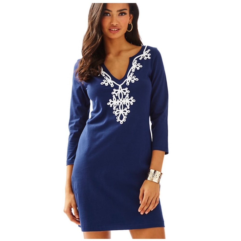 Lilly Pulitzer Marina 3/4 Sleeve T-Shirt Dress
